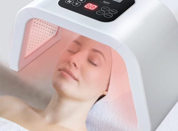 luminotherapie pour la peau therapie led photobiomodulation 583x428